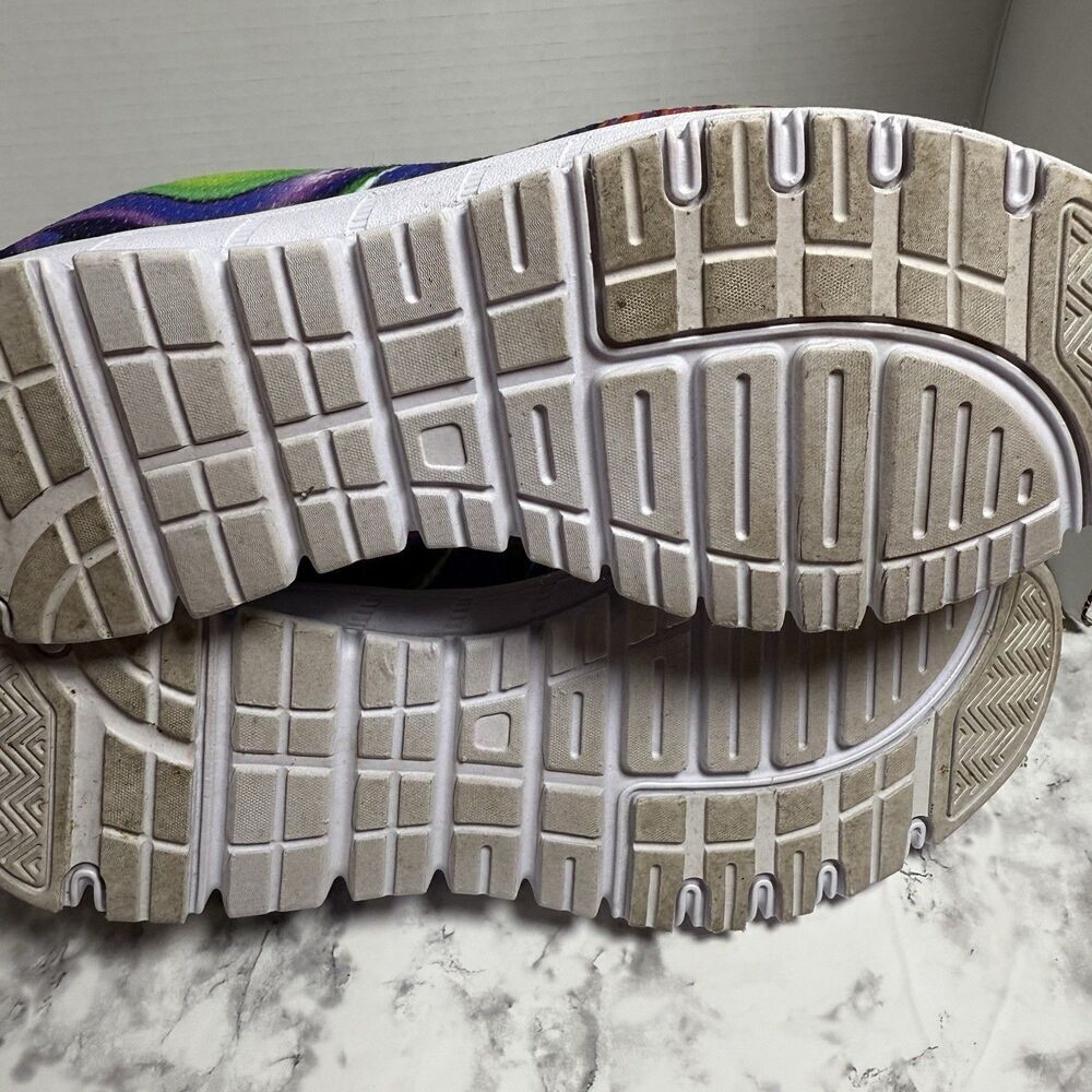ForU Designs Breathable Lightweight Walking shoes Sneakers Sz 11 Rainbow Colors - Picture 7 of 7